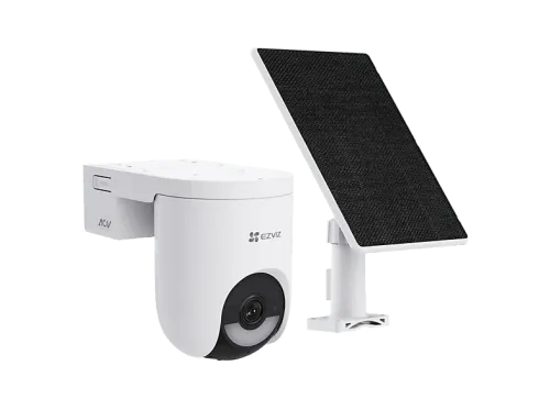 Cámara de vigilancia IP Ezviz HB8 Lite + Panel Solar 2560 × 1440 Outdoor Función visión nocturna IP65 Seguimiento Inteligente 4G Blanco