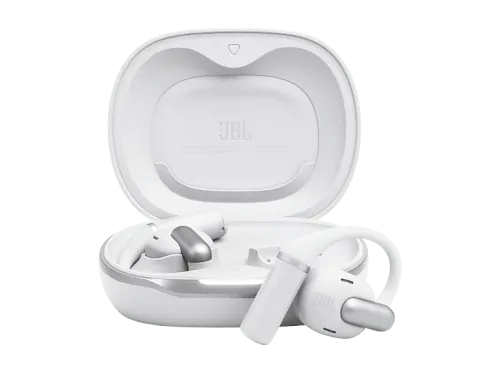 Auriculares conducción de aire JBL Sense Pro 38h Autonomía Open-ear Gancho Ajustable 4 Micrófonos Blanco