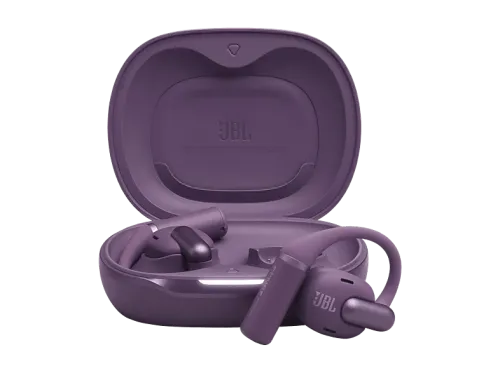 Auriculares conducción de aire JBL Sense Pro 38h Autonomía Open-ear Gancho Ajustable 4 Micrófonos Morado