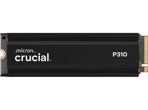 Disco duro SSD interno 1TB Crucial P310 PCIe Gen4 NVMe 2280 M.2 Interno Velocidad lectura 7100 MB/s Con Disipador de Calor Negro