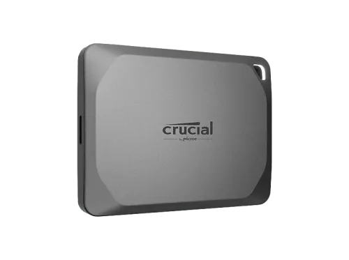 Disco duro SSD externo 4 TB Crucial X9 Pro USB 3.2 Gen-2 (10Gb/s) Velocidad Lectura y Escritura de hasta 1050 MB/s Plug-and-play Gris