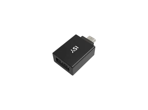 Adaptador ISY IAD-1038 Universal micro USB USB-A 2.0 Hasta 480 Mbps Negro