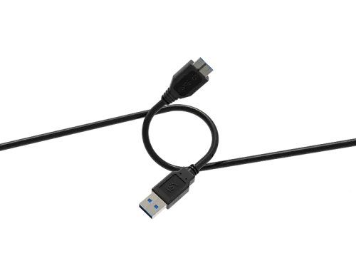 Cable USB ISY IUC-1013 USB 3.0 USB-A a USB-A 1.5m Velocidad de transferencia 5 Gbps Negro