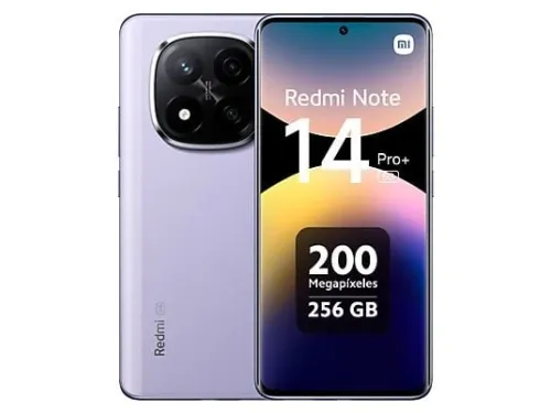 Móvil Xiaomi Redmi Note 14 Pro+ Lavender Purple 256 GB 12 GB RAM 6.67" AMOLED Snapdragon® 7s Gen 3 Mobile Platform 5110 mAh