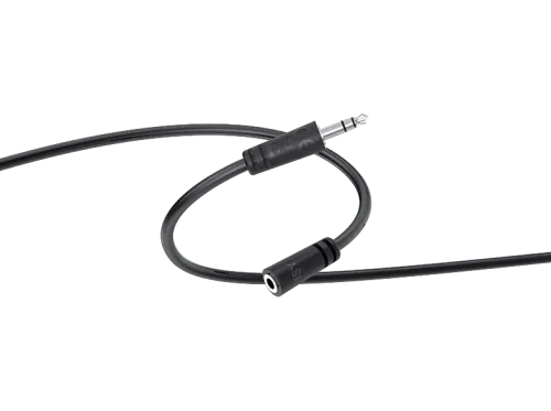 Cable audio ISY IAU-1009 3m 3.5 mm jack a 3.5 mm out PVC Negro
