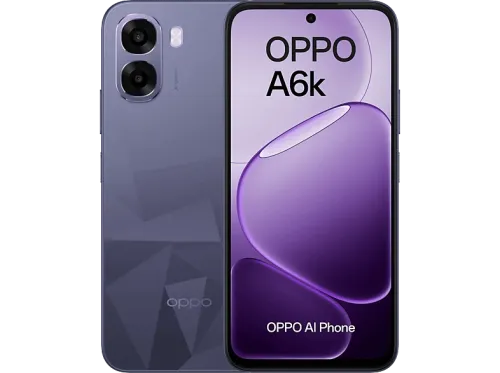 Móvil OPPO A6k Crystal Black 256 GB 4 GB RAM 6.75" LCD Qualcomm Snapdragon®685 (6nm) 6100 mAh