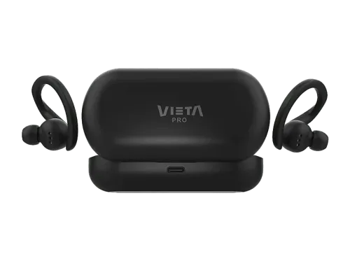 Auriculares True Wireless Vieta Pro Action 2 22h Autonomía Micrófono IPX5 Control Táctil Negro