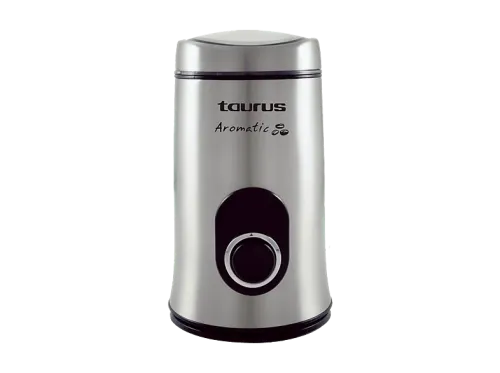 Molinillo de café Taurus Aromatic Potencia 150W Depósito de cafe de 50g Inox