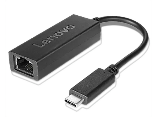 Cable de red LENOVO 4X90S91831 USB Tipo C a Ethernet Negro