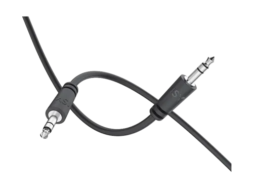 Cable audio ISY IAU-1015 1.5 m 3.5 mm jack a 3.5 mm jack PVC Negro