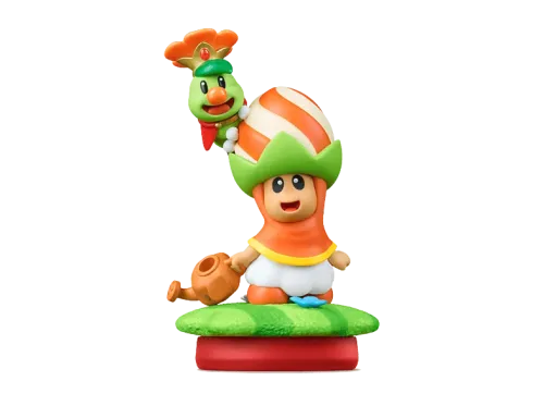 Figura Amiibo Nintendo Super Mario Bros. Wonder: Poplin & Prince Florian