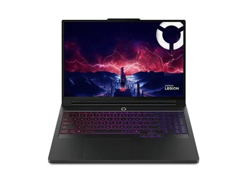 Portátil gaming Lenovo Legion Pro 7 16AFR10H 16" WQXGA OLED AMD Ryzen™ 9 9955HX3D 64GB RAM 2TB SSD GeForce RTX™ 5080 Windows 11 Home Negro