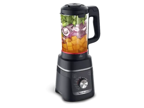 Batidora de vaso Moulinex Blendforce Cook LM5758 Batidora que cocina 1,5 L 5 Programas automáticos 6 velocidades 1000W Autolimpieza Negro