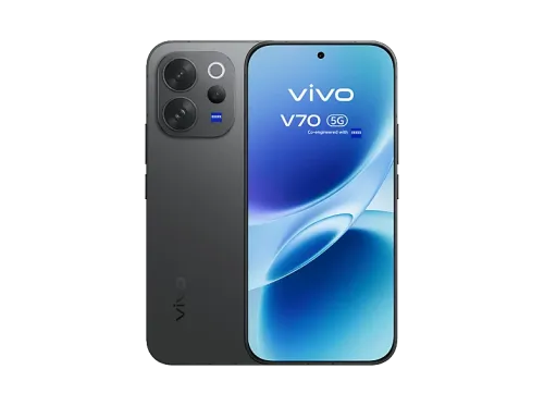 Móvil vivo V70 Authentic Black 512GB 12GB RAM 6.59" AMOLED Snapdragon® 7 Gen 4 6500 mAh