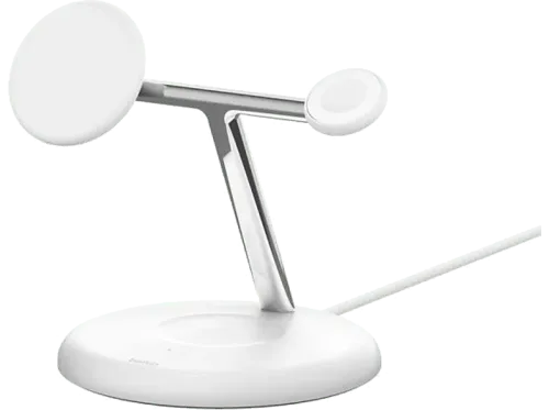 Cargador móvil inalámbrico Belkin BoostCharge Pro Qi2 Carga Universal con dispositivos que funcionen con el estándar Qi2 15W Blanco