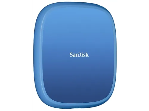Disco duro SSD externo 2 TB Sandisk Creator Phone SSD Compatible con MagSafe Hasta 1000MB/s lectura Azul