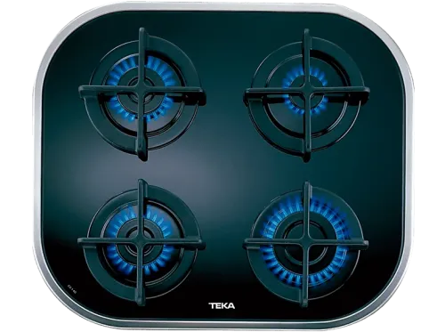 Placa de gas Teka 10205283 CG.1 4G-AI-AL 4 zonas Gas natural Polivalente Sin mandos 59 cm