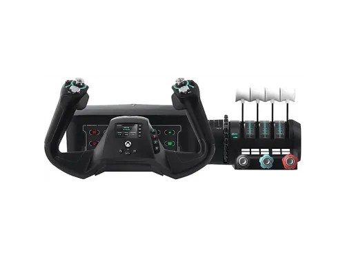 Simulador de vuelo Turtle Beach VelocityOne Flight Compatible con PC Xbox One Xbox One S Xbox One X Xbox Series S Xbox Series X Negro