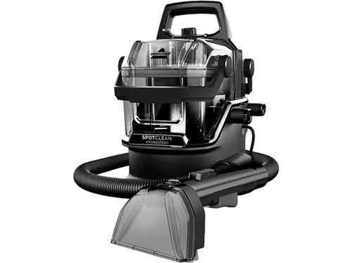 Aspirador de mano Bissell SpotClean HydroSteam Select 1000 W Con Cable Para Alfombras tapicería escaleras coche y losas HydroSteam Negro