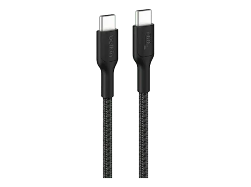 Cable USB Belkin  CAB024 CAB024 2m Universal USB-C a USB-C 60W Negro