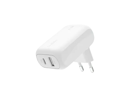 Cargador de pared Belkin BBC019kqWH-MR Universal 2x USB-C 42 W Blanco