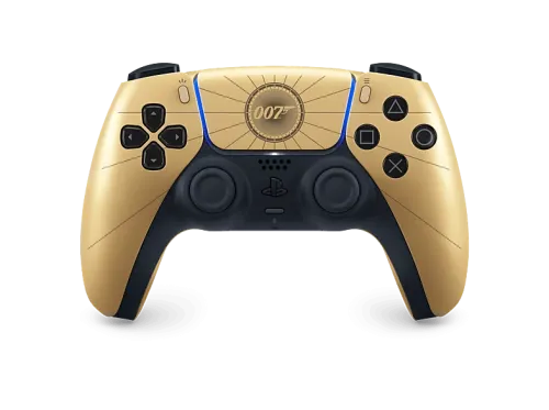 Mando PS5 Sony DualSense®: Edición Limitada 007 First Light™ Compatible con Mac PC y smartphones Inalámbrica Retroalimentación háptica Dorado