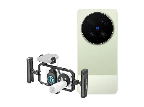 Móvil vivo Bundle X300 Ultra Steppe Green 1TB 16GB RAM 6.82" AMOLED Snapdragon® 8 Elite Gen 5 6600 mAh +Estabilizador SmallRig Vídeo Rig Kit