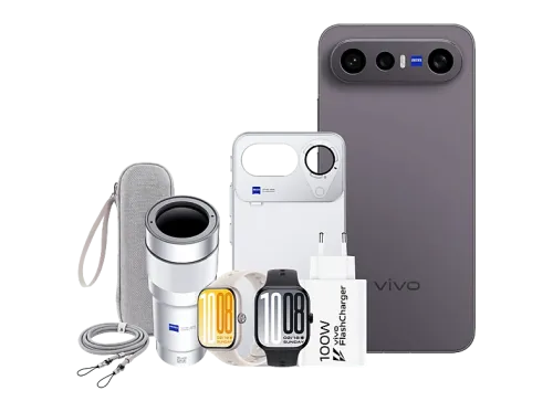 Móvil vivo Bundle X300 FE Luxe Black 512 GB 12 GB RAM 6.31" AMOLED Snapdragon® 8 Gen 5 Mobile 6500 mAh Incluye WATCH GT 2