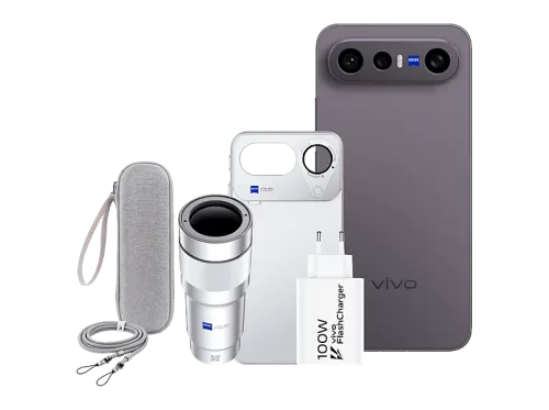 Móvil vivo Bundle X300 FE Luxe Black 512 GB 12 GB RAM 6.31" AMOLED Snapdragon® 8 Gen 5 Mobile 6500 mAh