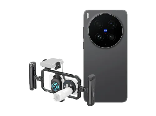 Móvil vivo Bundle X300 Ultra Volcano Black 1TB 16GB RAM 6.82" AMOLED Snapdragon® 8 Elite Gen 5 6600 mAh +Estabilizador SmallRig Vídeo Rig Kit