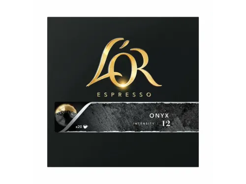 Cápsulas de café L'OR Espresso Onyx 20 20 cápsulas Compatibles con Nespresso