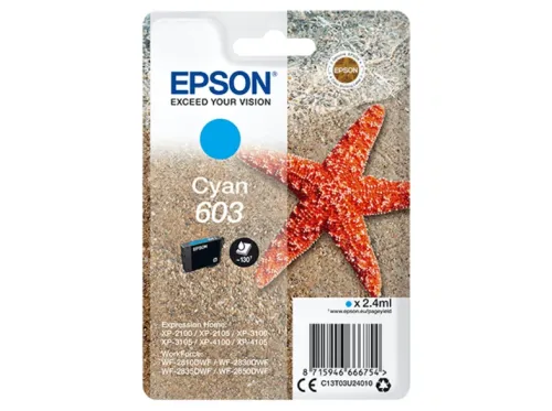 Cartucho de tinta EPSON 603 Cian 2.4 ml