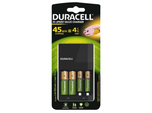 Cargador de pilas Duracell CEF14 (4 AA 1300)
