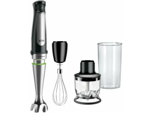 Batidora de mano Braun Minipimer MQ7025 1000 W 3 accesorios 600 ml ActiveBlade SplashControl Inox