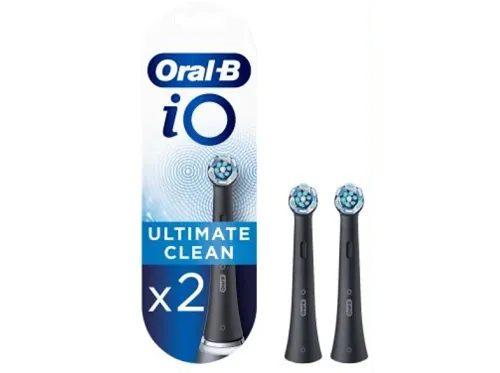 Recambio para cepillo dental Oral-B iO Ultimate Clean Black Cabezales De Recambio Pack De 2 Unidades