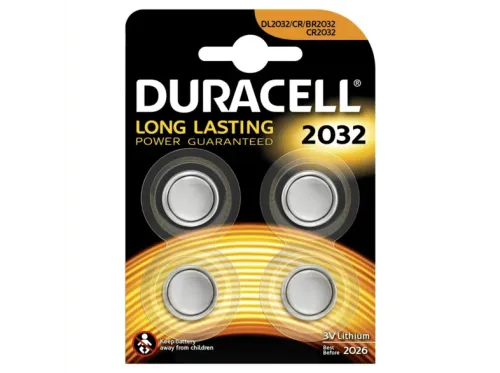 Pilas de litio Duracell CR2032 (1 x paquete de 4)