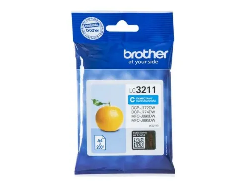 Cartucho de Tinta Brother LC-3211C 200 Páginas Cian