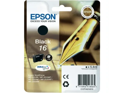 Cartucho de Tinta Epson 16 Cartucho de impresión 1 x negro 175 páginas