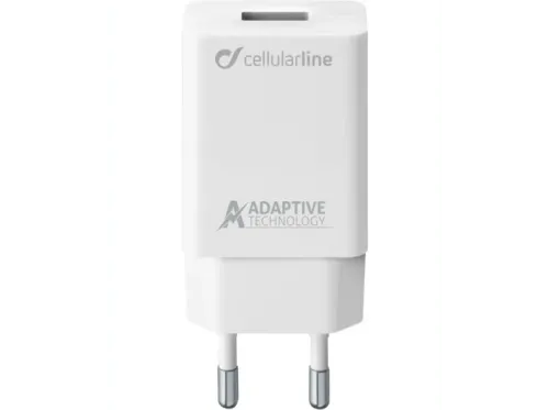 Cargador USB Cellularline ACHSMUSB15WW Interior Blanco cargador de dispositivo móvil