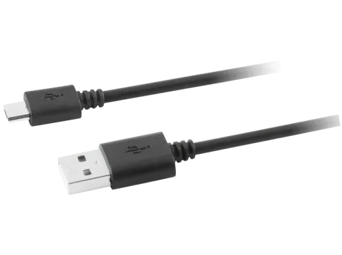 Cable De USB a MicroUSB ISY OZB-501 Longitud 1 m Negro