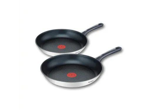 Set de sartenes Tefal Daily Cook 2 sartenes 20 y 26 cm Antiadherentes Acero inoxidable