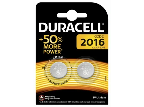Pilas botón Duracell DL2016 3 V 2 unidades