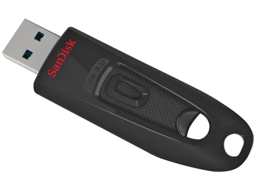Pendrive de 64 GB Sandisk Ultra USB 3.0 Negro velocidad hasta 100 Mb/s