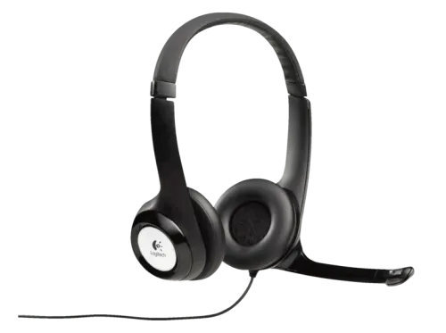Auriculares con cable Logitech USB Headset H390 Para PC Micrófono Cancelación de ruido Negro