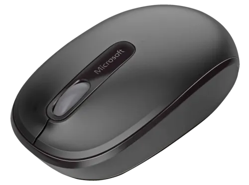 Ratón inalámbrico Microsoft Wireless Mobile Mouse 1850 Negro Nano transceptor Plug-and-go Negro