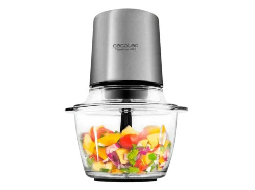 Picadora Cecotec TitanGlass 1000 400W Capacidad 1 L Cuchillas desmontables