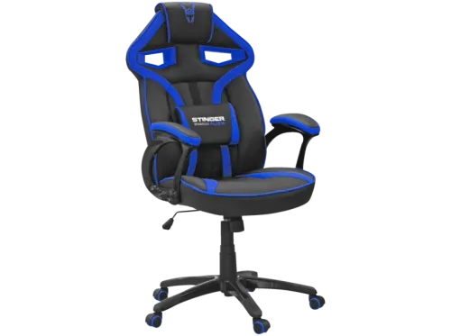 Silla gaming Woxter Stinger Station Alien Respaldo con ajuste automático Azul