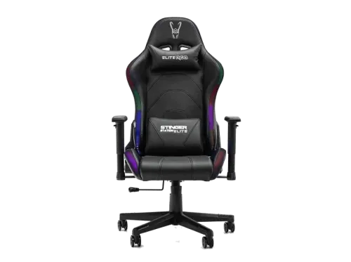 Silla gaming  Woxter Reposabrazos 2D LED Hasta 150 kg Azul/Negro