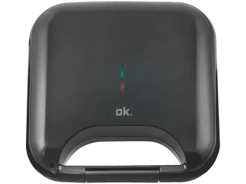 Sandwichera OK OSM 1111 750W 2 Sandwiches Negro