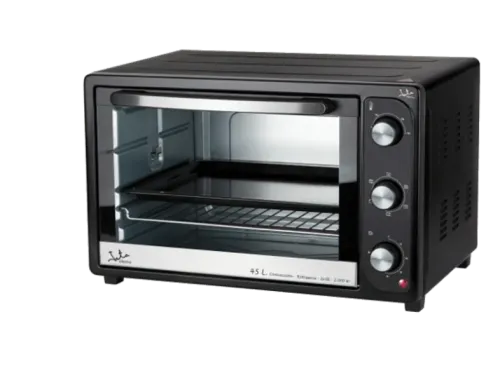 Mini horno Jata HN945 Potencia 2000 W Capacidad 45 L Temporizador de 60 min Termostato